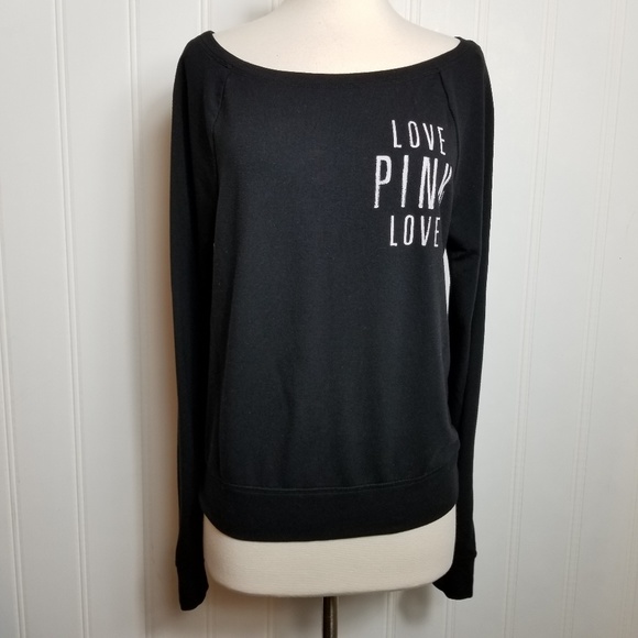 Victoria's Secret Love Pink Lightweight Sweatshirt - Picture 2 of 7